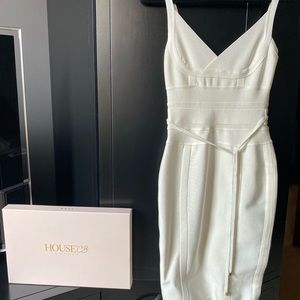 House of CB White Dress - Small